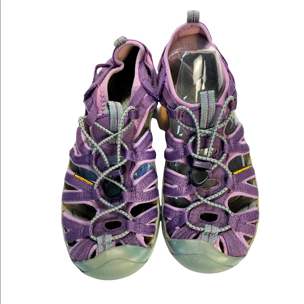 Keen Whisper Sport Sandals in Sweet Grape Purple Youth Girls Sz 4 Waterproof